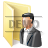 Vista Folder Icon: Man's Folder