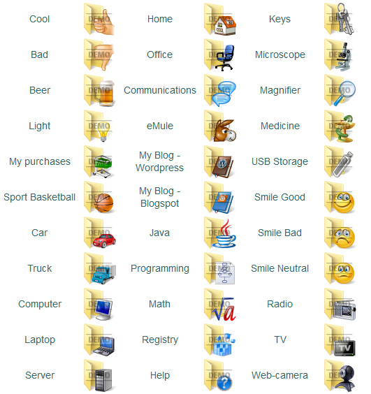 Extra Folder Icons screenshot